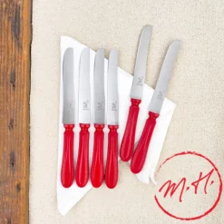 Couteaux chien rouge (x6)