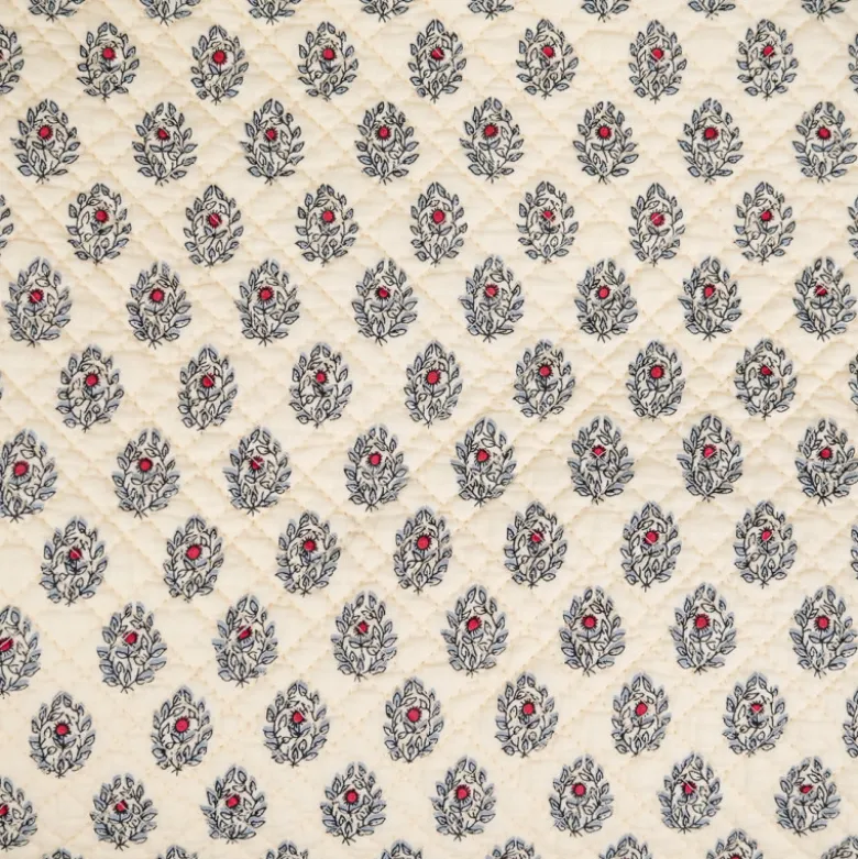 Couverture provençale aubépine 170 x 170 cm