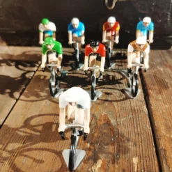 Cycliste peint