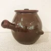 Daubière en terre cuite châtaigne