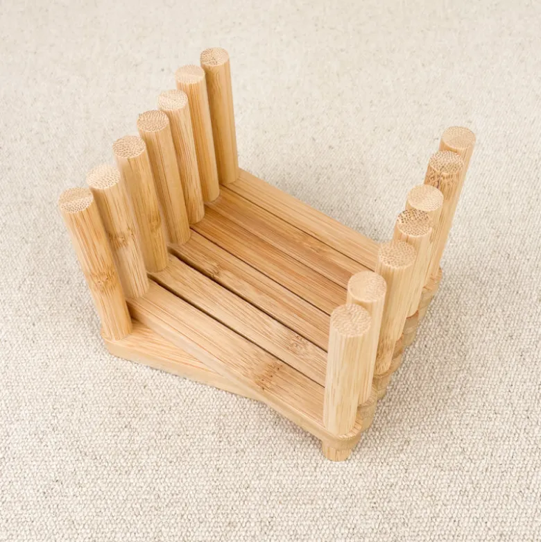 Egouttoir pliant en bambou