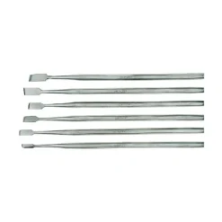 Ensemble de 6 mini-burins en inox