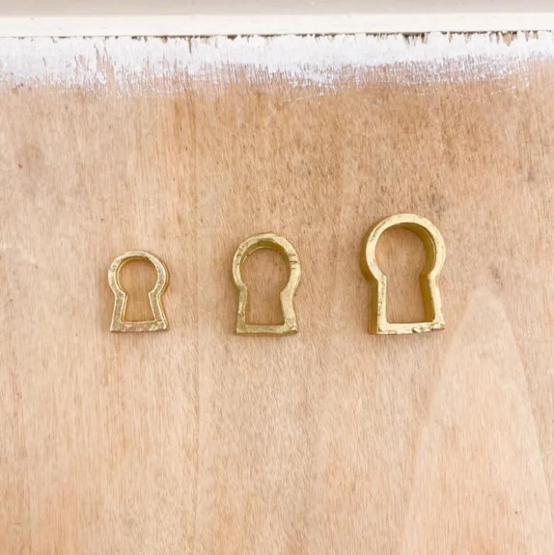 Entrée de serrure interne en laiton