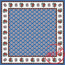 Foulard provençal bleu Souleiado