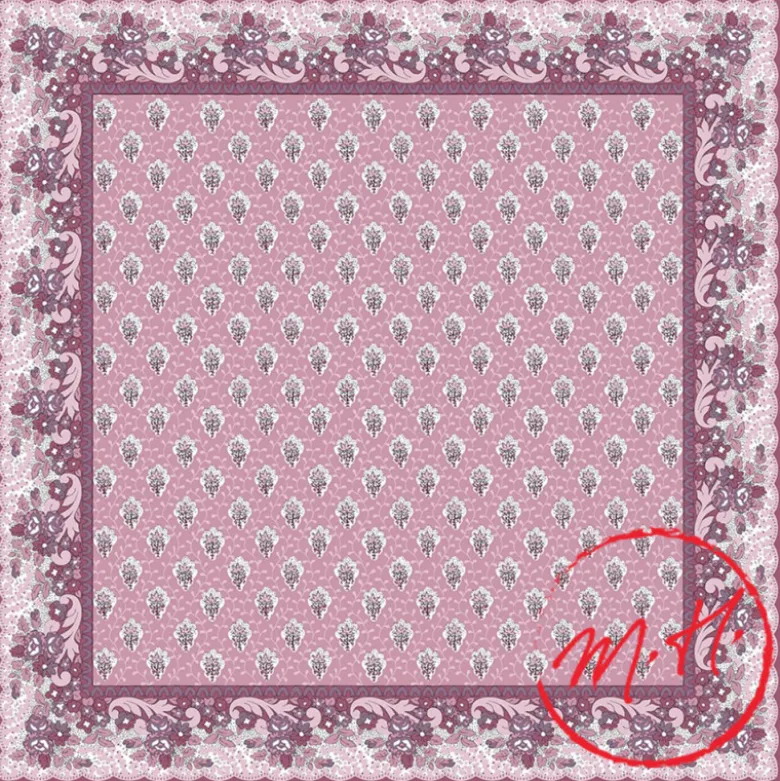 Foulard provençal rose Souleiado