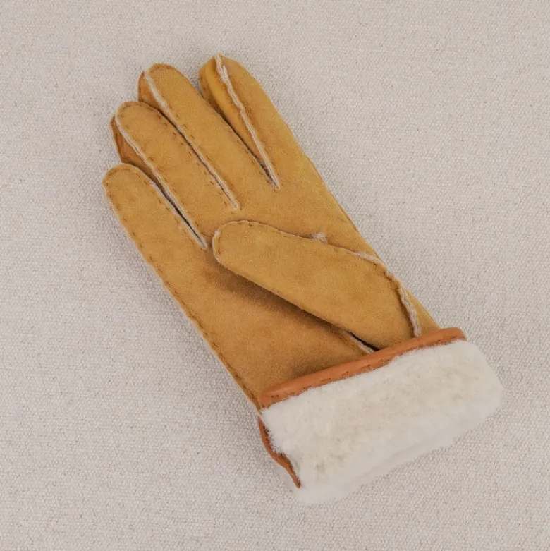 Gants agneau retourné