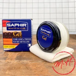 Gel pour cuirs lisses et tressés Saphir