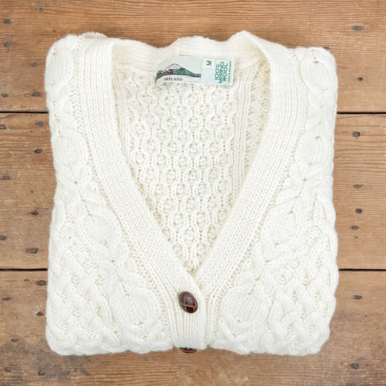 Gilet irlandais crème