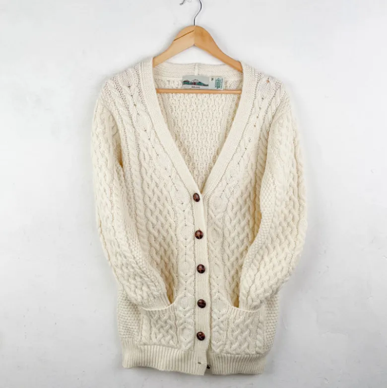 Gilet irlandais crème