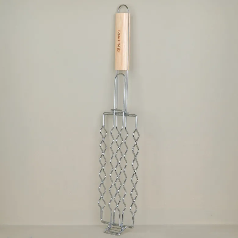 Grille barbecue double 6 saucisses