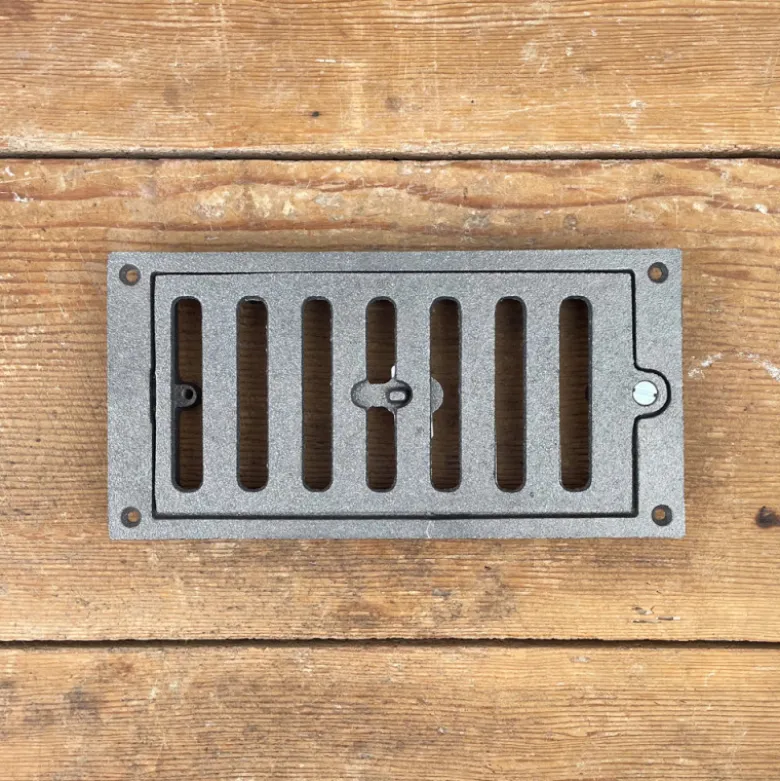 Grille d'aération réglable en fonte
