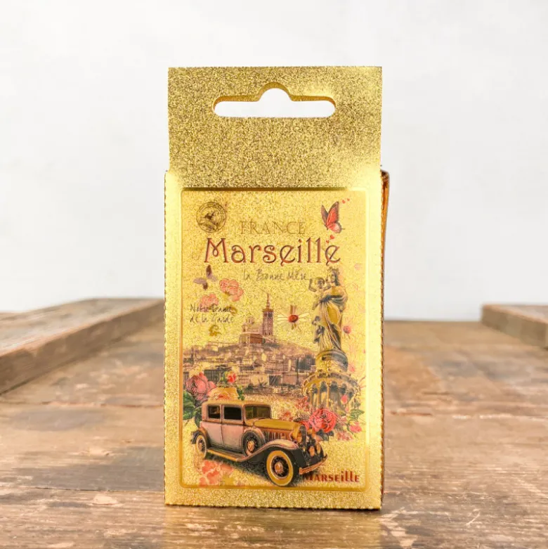 Jeu de cartes doré Marseille