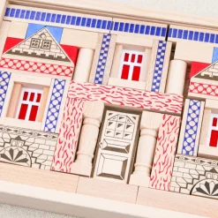 Jeu de construction en bois