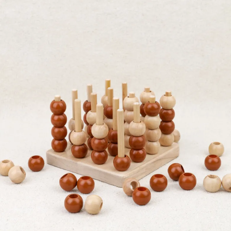 Jeu en bois Tic Tac Toe