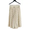 Jupe provençale aubépine beige