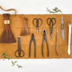 Kit pour Bonsaï - 10 outils et sacoche cuir