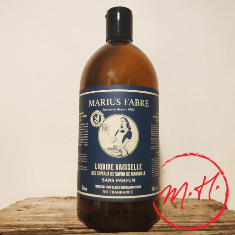 Liquide vaisselle au savon de Marseille recharge 1L