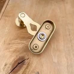 Loquet de volet en Laiton Poli 60mm