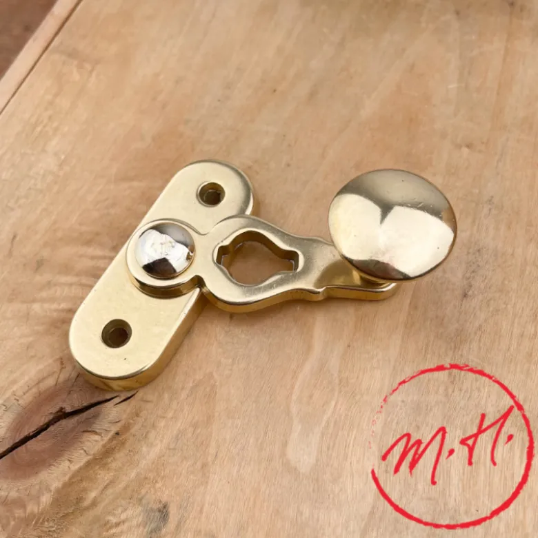 Loquet de volet en Laiton Poli 60mm