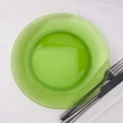 Lot de 6 Assiettes plates Lys Duralex - vert