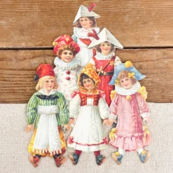 Lot de 6 marque-pages Enfants déguisés