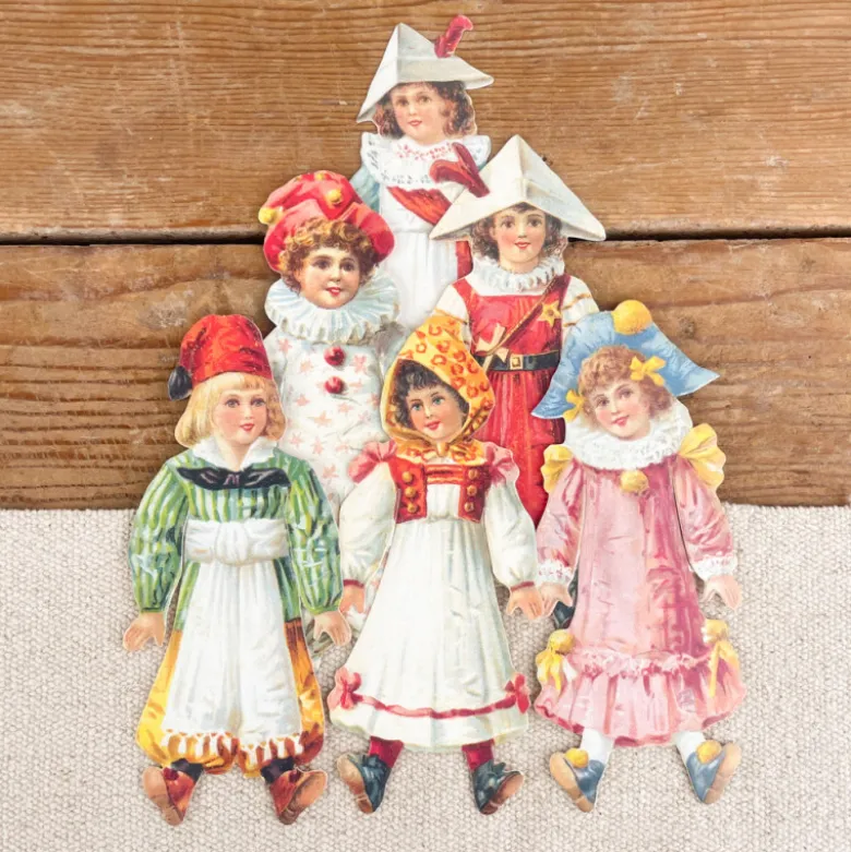 Lot de 6 marque-pages Enfants déguisés