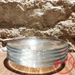 Lot de 6 soucoupes Gigogne Duralex - transparent