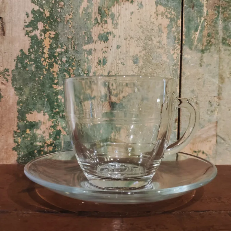 Lot de 6 tasses Gigogne Duralex - transparent