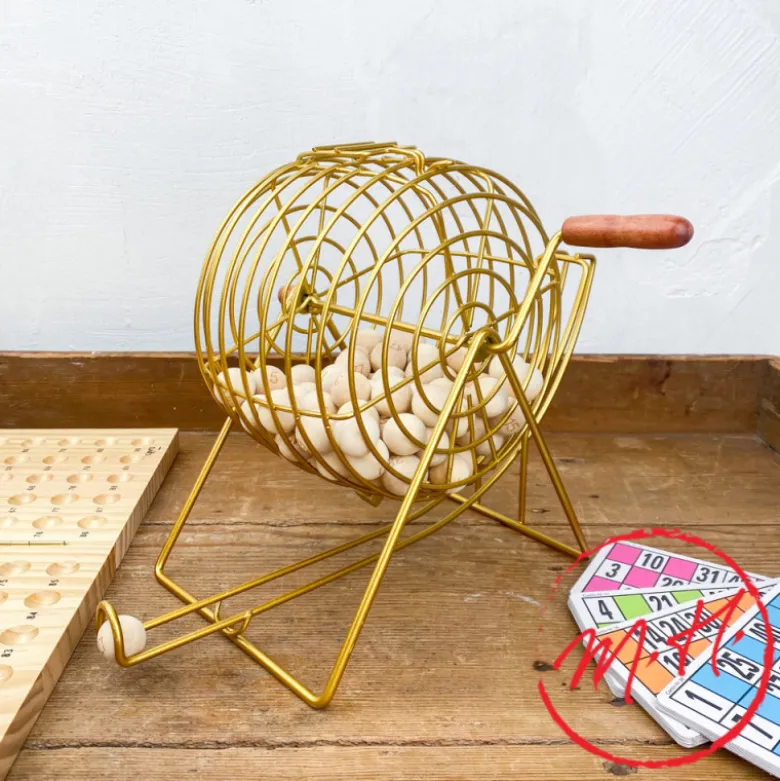 Loto de luxe avec boulier en métal