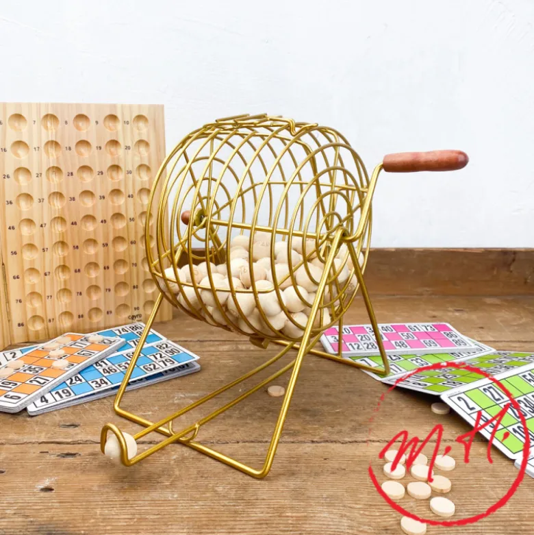 Loto de luxe avec boulier en métal
