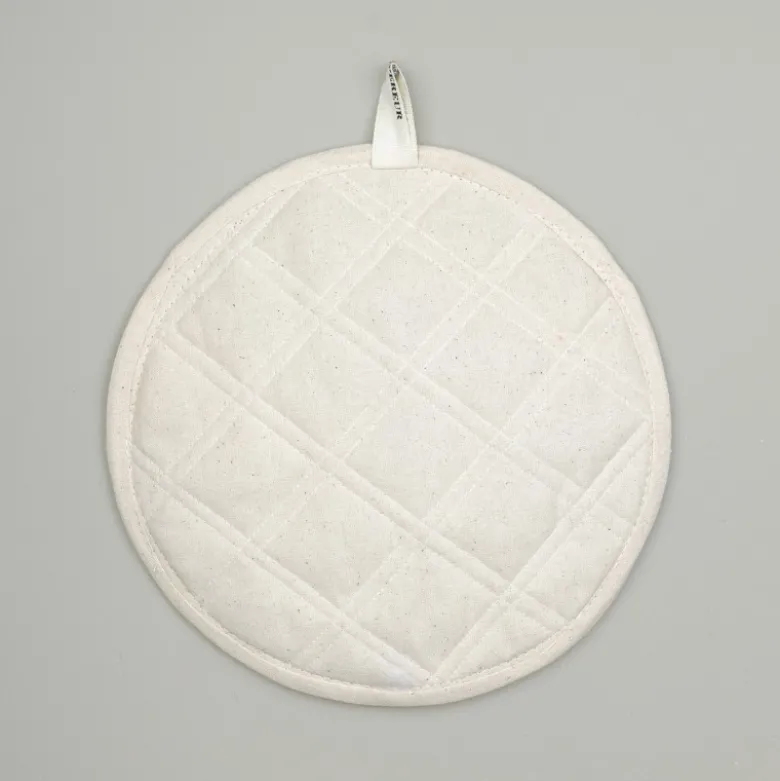 Manique blason Maison Empereur plumetis