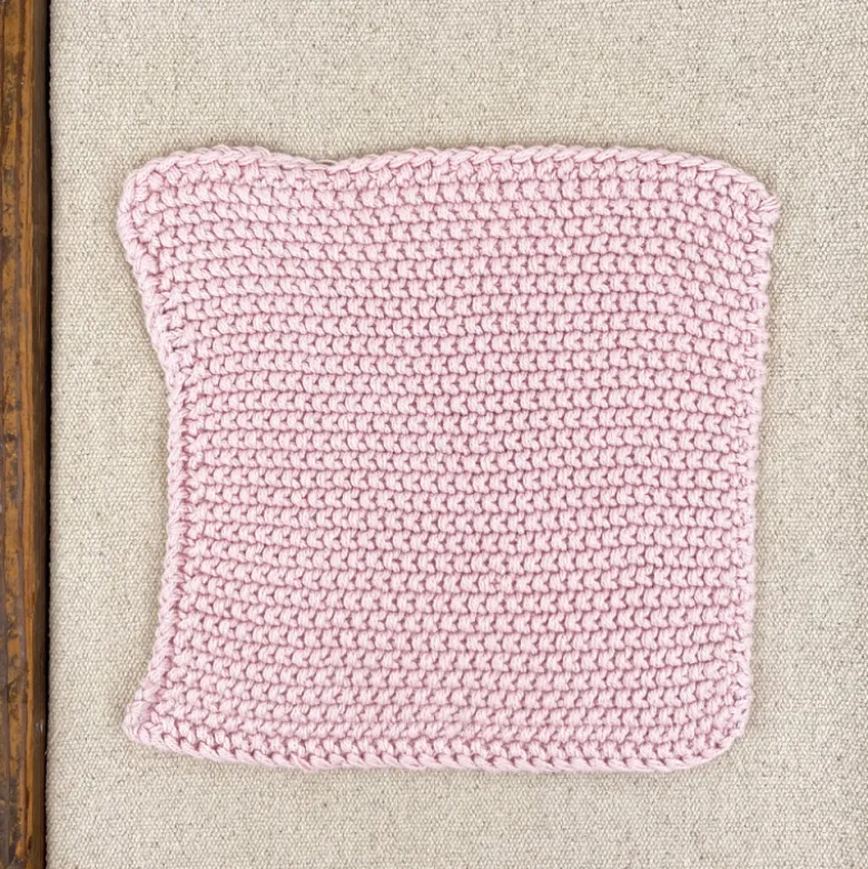 Manique en tricot coloré