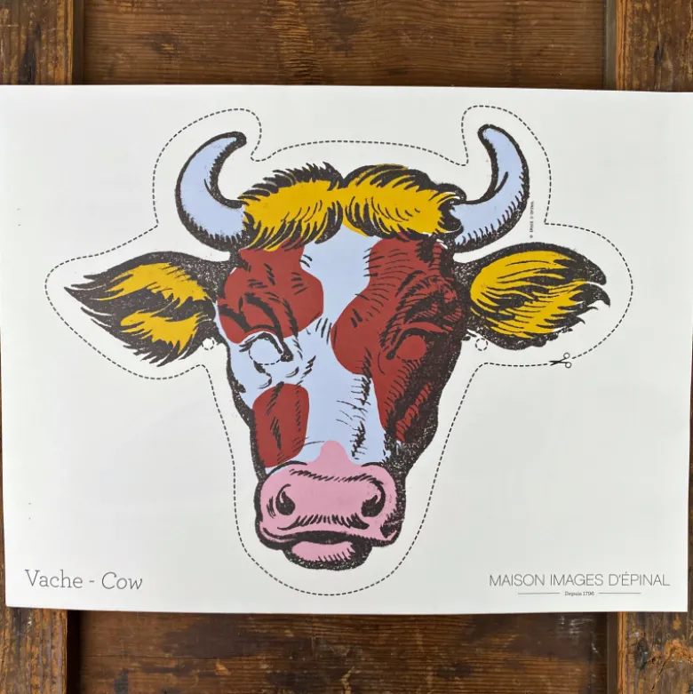 Masques d'animaux à découper