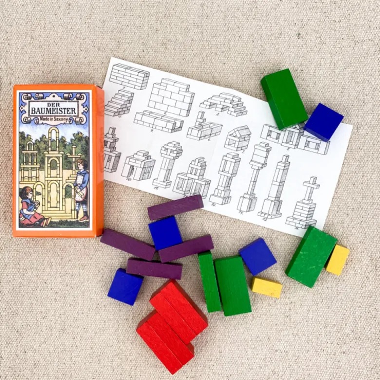 Mini jeu de construction en bois