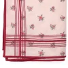 Nappe rose à fleurs