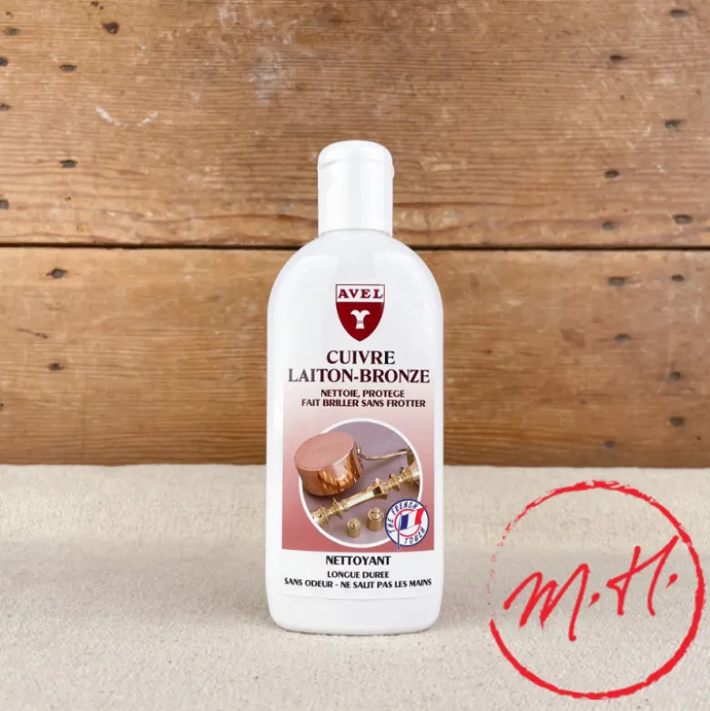 Nettoie et protège Cuivre Laiton Bronze 250 mL Avel
