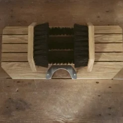 Paillasson avec tire-bottes en inox