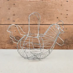 Panier à oeufs en forme de poule