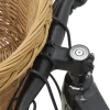 Panier-vélo en osier