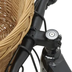 Panier-vélo en osier