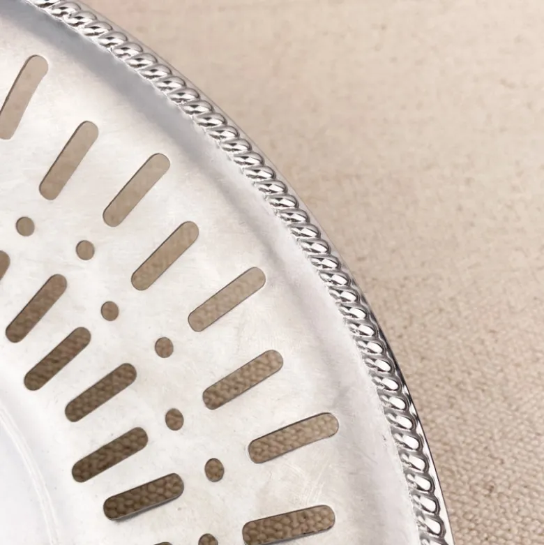 Panière à pain ronde en inox