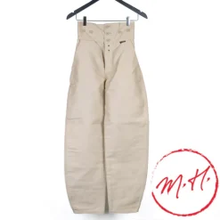 Pantalon Largeot moleskine écru