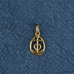 Pendentif Croix de Camargue vermeil