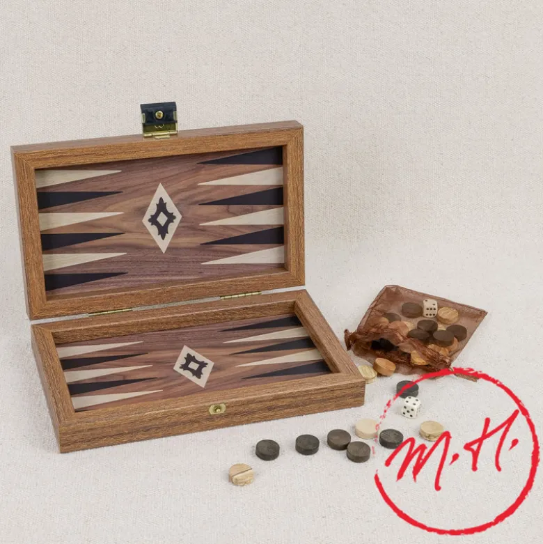 Petit Backgammon pliable en bois