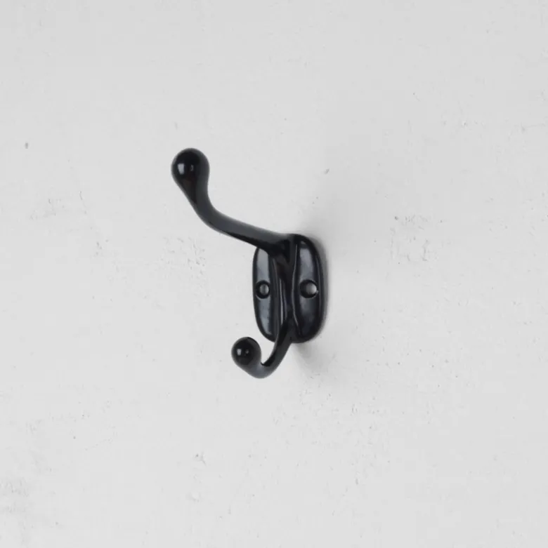 Petit porte-manteau marin en laiton