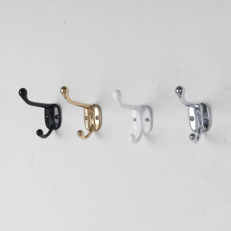 Petit porte-manteau marin en laiton