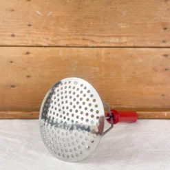 Pilon presse-purée fer et bois rouge