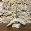 Pique-fiches avec socle en marbre