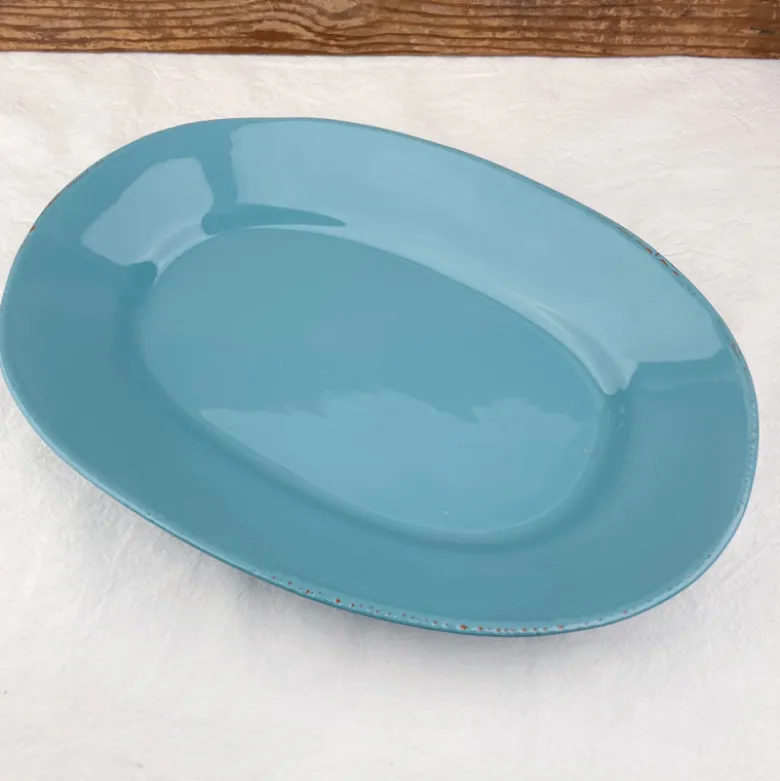 Plat ovale en céramique italienne