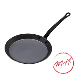 Poêle à crêpes De Buyer tôle bleue